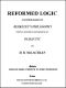 [Gutenberg 52945] • Reformed Logic / A System Based on Berkeley's Philosophy with an Entirely New Method of Dialectic